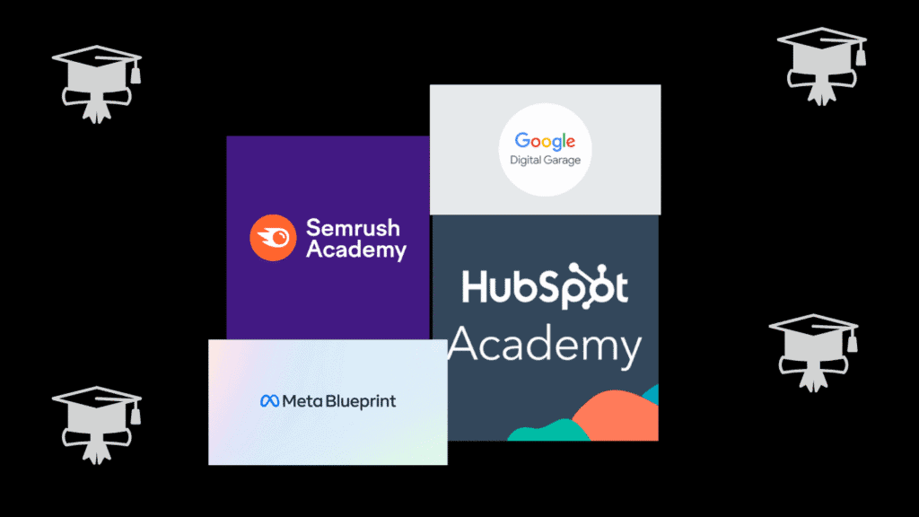 types of digital marketing certifications free